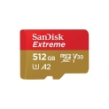 SanDisk 512GB Extreme microSDXC UHS-I Memory Card with Adapter – Up to 190MB/s @ $31.99
