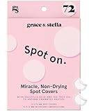 grace & stella Pimple Patches For Face (Round, 72 Count) – Hydrocolloid Acne Patches for Face – Dermatologist Tested, Vegan, Cruelty-Free Zit Patches for Face, Blemish Patches, Pimple Stickers @ $7.49