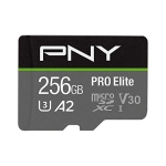 PNY 256GB PRO Elite Class 10 U3 V30 microSDXC Flash Memory Card – 100MB/s @ $16.98