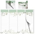 4 in 1 Magnetic Note Pad for Fridge, Totally 208 Sheets Notepads for Grocery List, Meal Planner, To-Do List, Reminders -Tear Off design Simple and convenient, Kitchen Gift for Mother, Girlfriend (Nature) @ $3.99