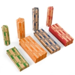 L LIKED 150 Assorted Bundle Flat Striped Coin Wrappers (150 Assorted) @ $2.74