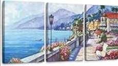 Canvas Art Wall Decor,Starry Night Landscape Classic Reproduction by Van Gogh,12