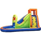 Banzai Plummet Falls Adventure Inflatable Splash Bounce Climbing Outdoor Backyard Water Slide (L: 14 ft 4 in, W: 9 ft 6 in, H: 8 ft) @ $239.99