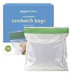Amazon Basics Sandwich Storage Bags, 300 Count (Previously Solimo) @ $6.83 ($0.02 / Count)