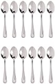 Winco 12-Piece Dots Dinner Spoon Set, 18-0 Stainless Steel, Silver @ $7.20 ($0.11 / oz)