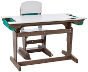 KidKraft Grow Together Pocket Adjustable Desk & Chair Gray Ash @ $90.20