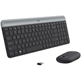 Logitech MK470 Slim Wireless Mouse And Keyboard Combo (Graphite) @ $29.88