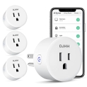 DJHH Smart Plug 4 Pack – 10A 1200W Mini WiFi Plug Smart Outlet @ $13.49