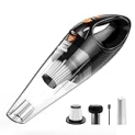 Powools Handheld Vacuum Cordless Rechargeable with 2 Filters- Cordless Car Vacuum Cleaner High Power with Fast Cahrge Tech, Portable Hand Vacuum with Large-Capacity Battery, Orange (PL8189) @ $20.00