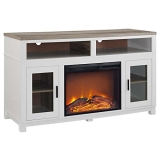 Ameriwood Home Carver Electric Fireplace TV Stand for TVs up to 60
