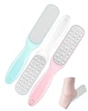 ABINLIN 3 Pcs Foot File for Dead Skin, Double Sided Foot Scrubber, Callus Remover for Feet, Foot Scraper Remover Tool Care Kit (Blue, Pink, White) @ $9.99 ($3.33 / Count)