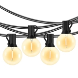 VMANOO Outdoor String Lights 49Ft 24 G40 LED Bulbs Waterproof for Outside Yard Gazebo Party Wedding Tents Porch Garden Bistro Pergola Backyard Deck Hanging Indoor Balcony Decor Patio Lights @ $17.00