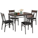 VECELO 5 Piece Kitchen Table Set for Dining Room @ $169.99