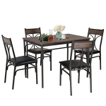VECELO 5 Piece Kitchen Table Set for Dining Room @ $169.99