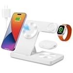 Magnetic 3 in 1 Wireless Charging Station for Magsafe iPhone 12-15 Series, Charging Station for Multiple Devices, Mag-Safe Wireless Charger Stand for Apple Watch 9/8/7/6/5/4/3/2/SE & AirPods 3/2/Pro @ $6.99