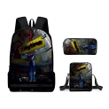 Boys Girls Backpack Combo Set Adjustable Shoulder Strap Daypack With Shoulder Bag and Pencil Case 3 Piece Set