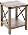 Walker Edison Sedalia Modern Farmhouse Metal X Side Table @ $35.89