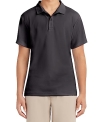 Nautica mens Uniform Short Sleeve Performance Polo Shirt @ $5.27