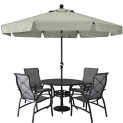 ABCCANOPY Premium Patio Umbrellas 10′ Light Gray @ $42.60
