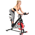 Sunny Health & Fitness Indoor Cycling Exercise Bike with Heavy 49 LB Chrome Flywheel – SF-B1002 @ $177.49