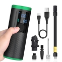 Tire Inflator Portable Air Compressor – Zacro 150PSI Bike Pump Electric with Large Digital Screen and LED Lights @ $20.00