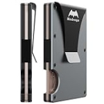 Metal-Wallet with Money-Clip, Wallet for Men Slim Minimalist, Thin Mens Wallet Slim, Tactical Wallet Aluminum, Credit Card Holder Wallet for Men Rigid @ $9.99