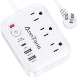 Power Strip Surge Protector with USB-C (3.0A) @ $9.99