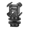 Ulanzi Aluminium Camera Hot Shoe Mount Adapter Video Accessory Triple Cold Shoe Bracket Lights @ $5.95