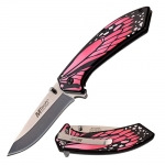 MTECH USA – Spring Assisted Folding Knife – Mirror Polished Blade @ $6.29