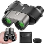 12X25 High Powered Binoculars for Adults, Compact Binoculars with Clear Low Light Vision, Easy Focus Waterproof Small Binoculars for Bird Watching, Hunting, Hiking, Cruise Ship, Travel, Concerts @ $11.99