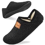 Tanamo Indoor Outdoor Socks for Women Men House Shoes with Non-Slip Rubber Sole Fuzzy Fluffy Lining Slip-on Slippers Jogging Yoga Dancing Walking Lightweight Unisex @ $21.59