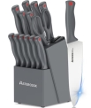 Astercook Knife Set with Built-in Sharpener Block @ $39.99