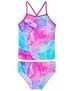 TFJH E 2PCS Girls Bathing Suits Strap Swimsuits UV 50+ Fashion Bikini Sets Beachwear HotPink Marble 4A @ $7.69