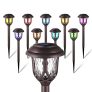 EXCMARK 10 Pack Color Changing Solar Lights Outdoor Decorative @ $18.00