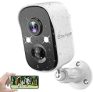 Techage Security Cameras Wireless Outdoor, Battery Powered Wireless Cameras for Home Security with AI Motion Detection, 1080P Color Night Vision, 2-Way Talk, Siren, IP66 Weatherproof, SD/Cloud Storage @ $23.19