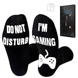 Nirohee Do Not Disturb I’m Gaming Socks,Fathers Day Dad Gifts for Men,Fathers Gifts for Dad,Gaming Socks for Teen Boys,Him,Dad @ $4.19