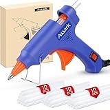 Hot Glue Gun Kit with 30 Glue Sticks(130mm x 7mm), Fast Preheating Hot Melt, High Temp for School Crafts DIY Arts and Quick Home Repairs,20W @ $8.49