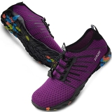 SIMARI Water Shoes Womens Mens Sports Quick Dry Barefoot for Swim Diving Surf Aqua Pool Beach Walking Yoga 216 Purple