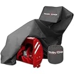 Tough Cover Snow Blower Cover – Basic Edition, Certified Waterproof, Heavy Duty 210D Marine Grade Fabric, Universal Fit, Outdoor Protection, Snowblower Cover Universal (Black) @ $35.95