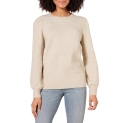 Amazon Essentials Women’s Soft Touch Pleated Shoulder Crewneck Sweater @ $10.40