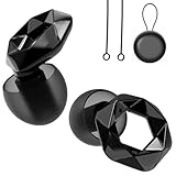 EarCalm Concert Ear Plugs for Hearing Protection, High Fidelity Noise Reduction Earplugs for Tinnitus Relief Ear Plugs for Concerts Loud Music, Musicians, Motorcycles, Airplanes, Raves(Black) @ $15.99