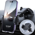 Lamicall 2023 Dashboard Car Phone Mount Holder – [Acrylic Clamp Design] 3in1 Long Arm Car Cell Phone Mount @ $9.99