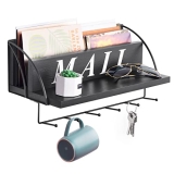 SRIWATANA Mail Organizer Wall Mount Rustic Key Holder  @ $10.99