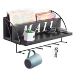 SRIWATANA Mail Organizer Wall Mount Rustic Key Holder  @ $10.99