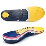 Plantar Fasciitis Relief Arch Support Inserts Flat Feet Orthotics para Orthopedic Insole Men Women Absorb Shock Supination Correction Standing All Day Boot Work Shoe Insoles Size(12-12 1/2) @ $14.93