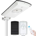 Solar Street Lights Outdoor Motion Sensor Dusk to Dawn Integrated Cool White(6000K) Warm White(3000K) Switchable Dimmable Time Setting Solar Powered Security Light for Path Driveway Garden Parking Lot @ $37.94