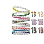 Ava Riley Friendship Bracelets, Birthday Gift Bracelet Stackable M Initial Charms, 26 Letters 9PCS Songs Album Jewelry Stuff @ $4.99