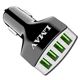 Car Charger Adapter, 4 USB QC 3.0 Car Charger Fast Charging for All Smartphone and Other USB Devices.(1Pack). @ $4.99