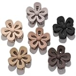 Cute Daisy Flower Hair Clips for Women and Girls, Medium to Large Non-Slip Matte Claw Clips for Thick or Thin Hair, 6 Pack Hair Accessories @ $3.99 ($0.66 / Count)