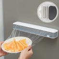 Magnetic Refillable Plastic Wrap Dispenser With Cutter @ $13.49